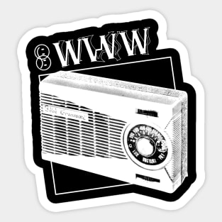 WWW dj Sticker